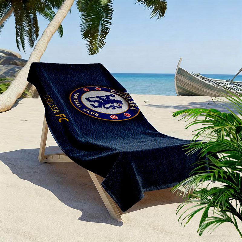 Chelsea Print Beach Towel, Large Soft Quick Dry Towel for Beach Camping Swimming