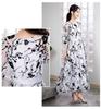 2025 Women's Plus Size Evening Banquet Dress - Slimming, Elegant, and Versatile Printed Design