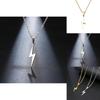 Lightning Design Stainless Steel Necklace For Couples With Fashionable Electroplated Surface