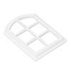 ature   Arched Window Furnishings with 6 Panes