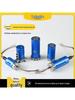 High-Speed 360° Pneumatic-Electric Slip Ring with Multi-Channel Gas-Liquid Integration