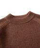 ESFAI 2 Tone Crew Neck Knit (Brick)