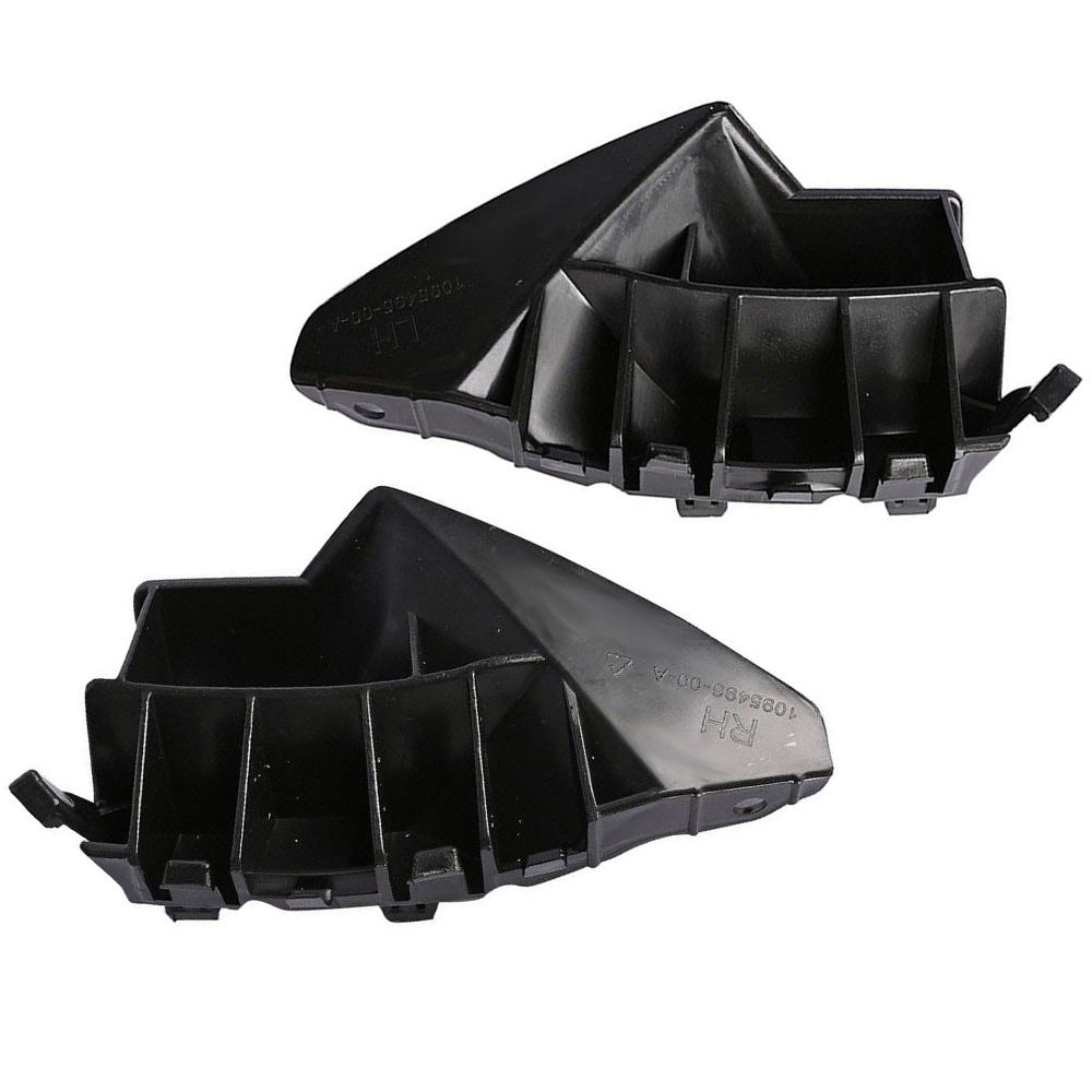 1pc Plastic Front Bumper Fender Bracket Support Black for Tesla Model S 2016-2025 1095495-00-A Replacement Part