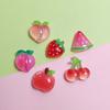 100PCS Mixed Fruit Series Miniature Flat Back Resin Cabochons for Hairpin Scrapbooking DIY Home Decor Craft Accessories