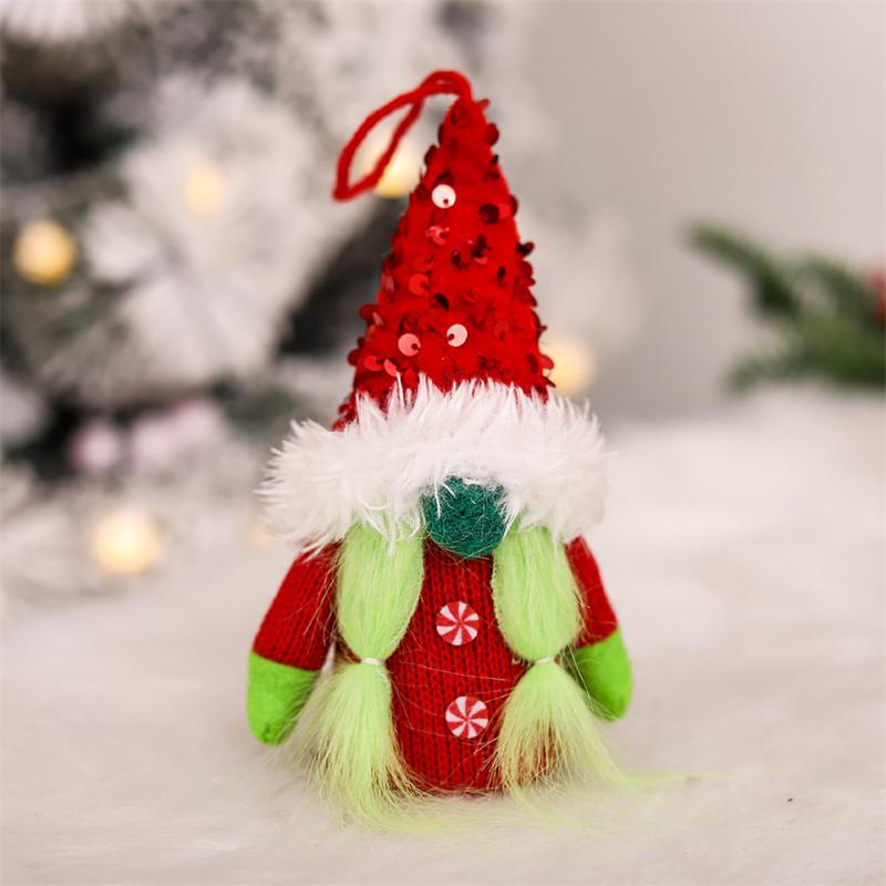 2024 Christmas Doll Elf Knitted Gnome With Led Night Light Christmas Decorations For Home Xmas Navidad New Year 2025 Gift