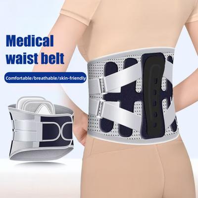 Supporto lombare regolabile Uomo Donna Traspirante Sollievo dal Dolore Lombare Sciatica Scoliosi Ernia del Disco Cintura di Compressione Supporto Lombare Distorsione alla Schiena