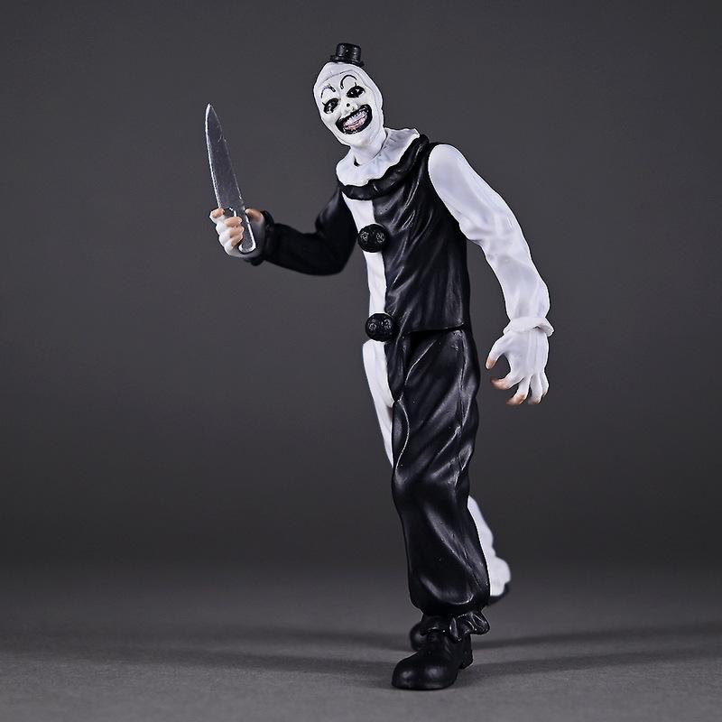 Carded Art The Clown Color Changing Action Figure Terrifier Collectible Horror Model Trendy Toy For Horror Movie Fans