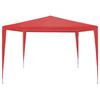 Red Party Tent 300 X 300 X 255 Cm PE and Steel