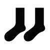Men's Spring and Autumn Pure Color Sweat Absorber Deodorant Antibacterial Cotton Socks