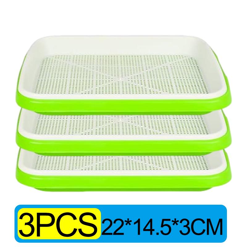 Germination Tray Plant Seeds Pot Garden Double Layer Arc Soilless Hydroponics Growing System Seedling Pots Gardening Accessories