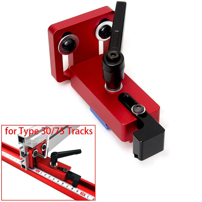1Pc 19/30/45/75Type T-tracks T-Slot Aluminium Alloy Miter Track Jig Miter Bar Slider Table Saw Router Table DIY Woodworking Tool