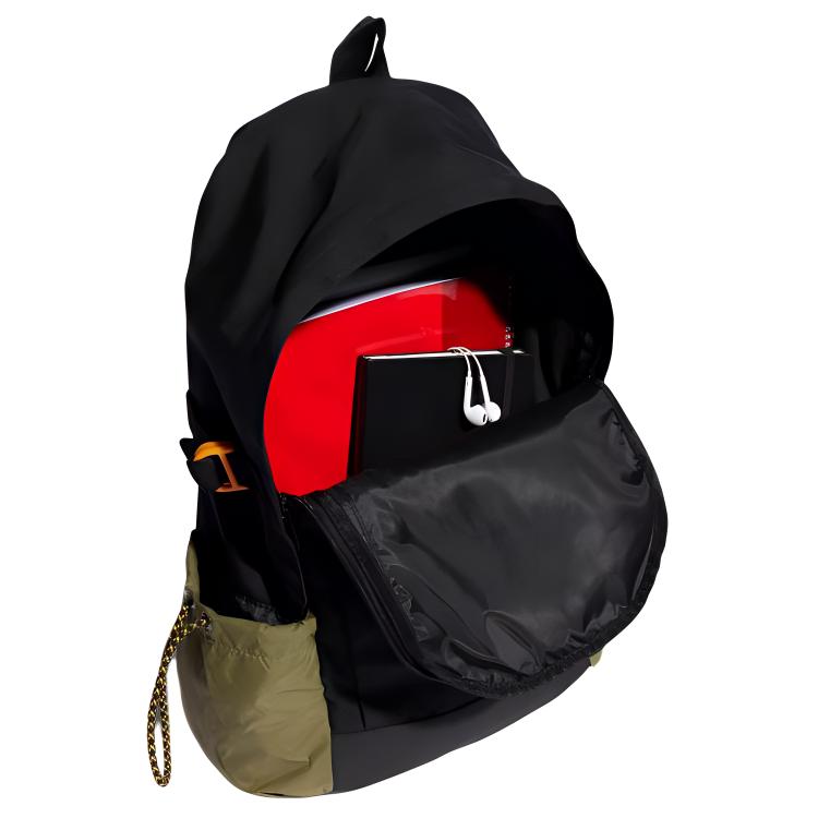 Adidas Sports Polyester Backpack Regular Unisex Black & Army Green HC4775
