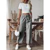 2026 Striped Casual Loose Wide-Leg Cropped Pants - European & American Style