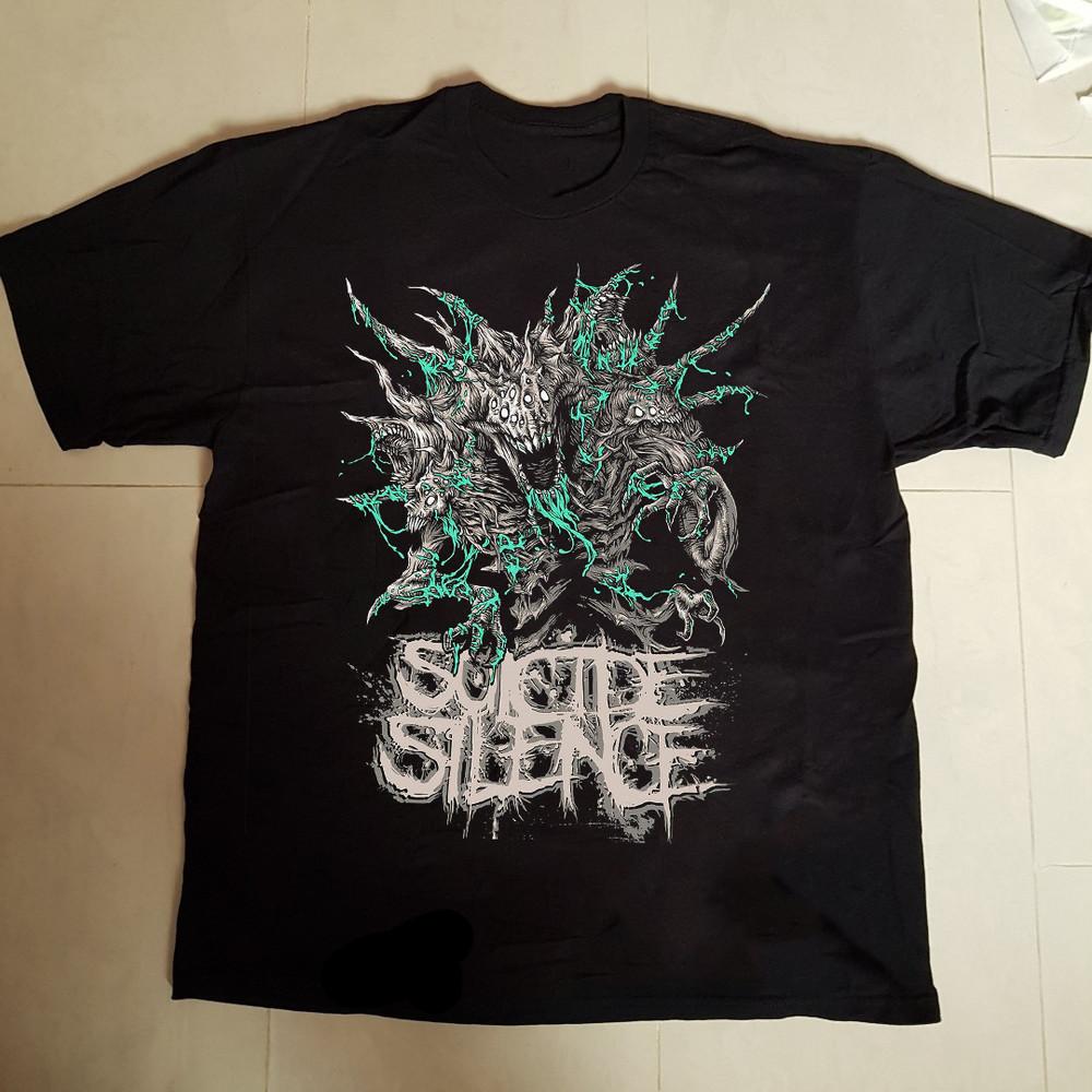 SUICIDE SILENCE Band Black Heavy Cotton Size S-5XL New T-Shirt Unisex T-Shirt XL