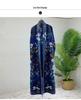 Women's Arab Dubai Hooded Robe with Scarf Collar Print for Middle East and Turkey Festivals