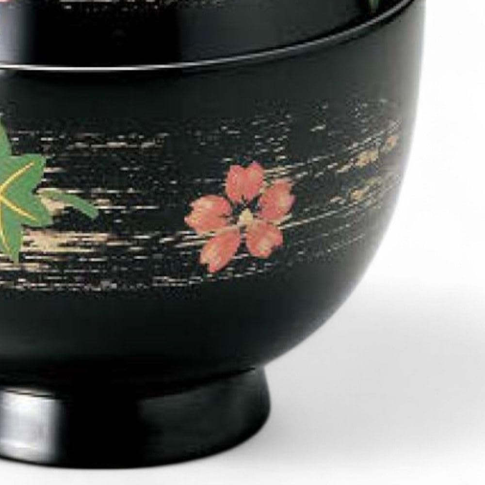 Lacquerware with Genuine Made In Japan J-kitchens Bowl, Wooden, Hand-painted, Lacquer, PID-526738,
