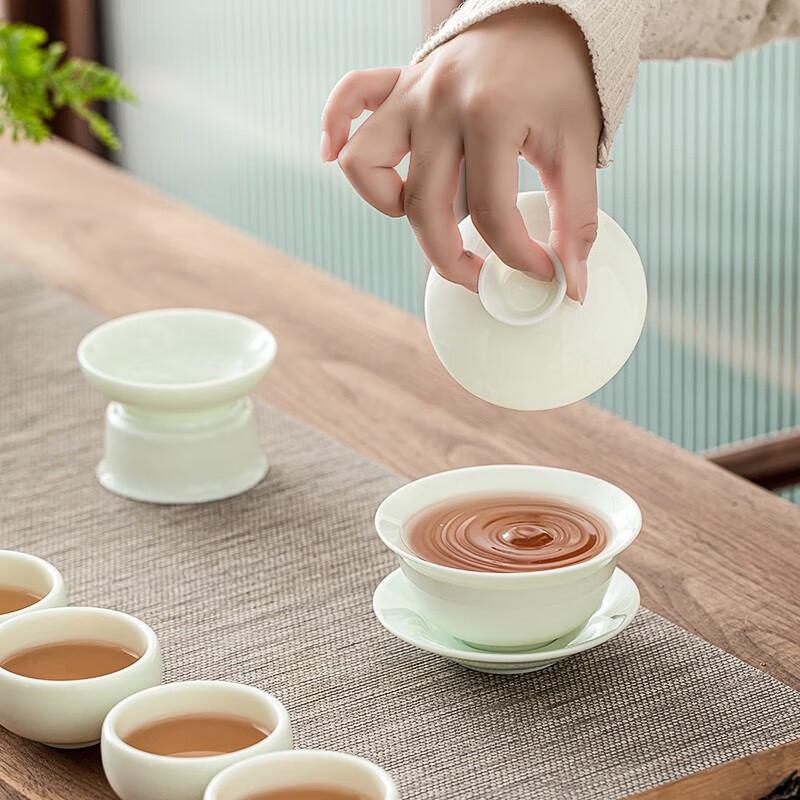 Su's Jadeite Celadon Kung Fu Tea Set
