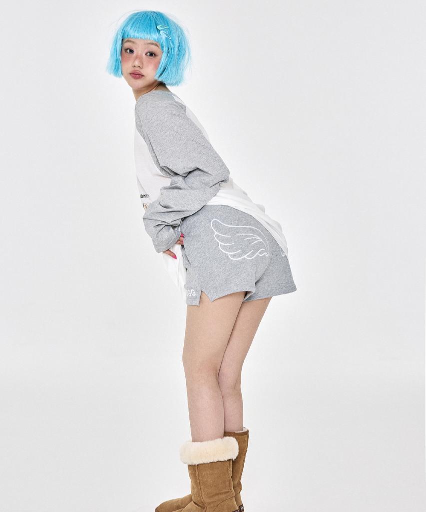 Yegeu Wing Shorts Gray