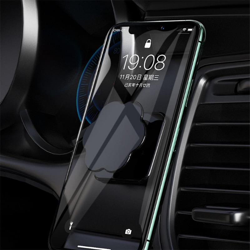 New Foldable Phone Holder Car Interior Strong Magnetic Adsorption Dashboard Fixed Mount Stand Navigation Bracket Auto Supplies
