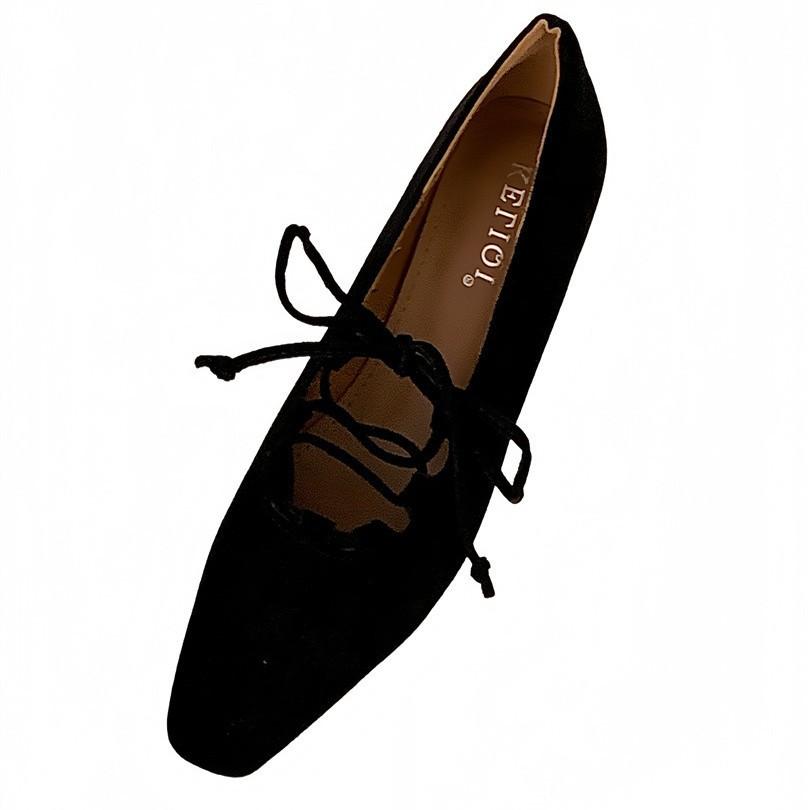 Mary Jane shoes female French retro fairy single shoes 2025 spring and autumn shallow bow flat beanie shoes new