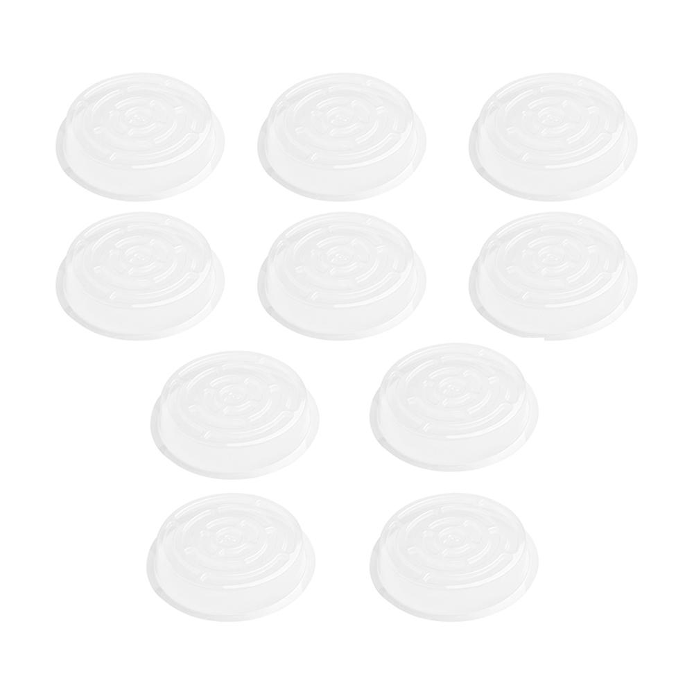 10× Flower Pot Mat Flower pot mat Exquisite Hot Top Accessories Garden Plant Transparent PET 10pcs Clear Snack 6Inch