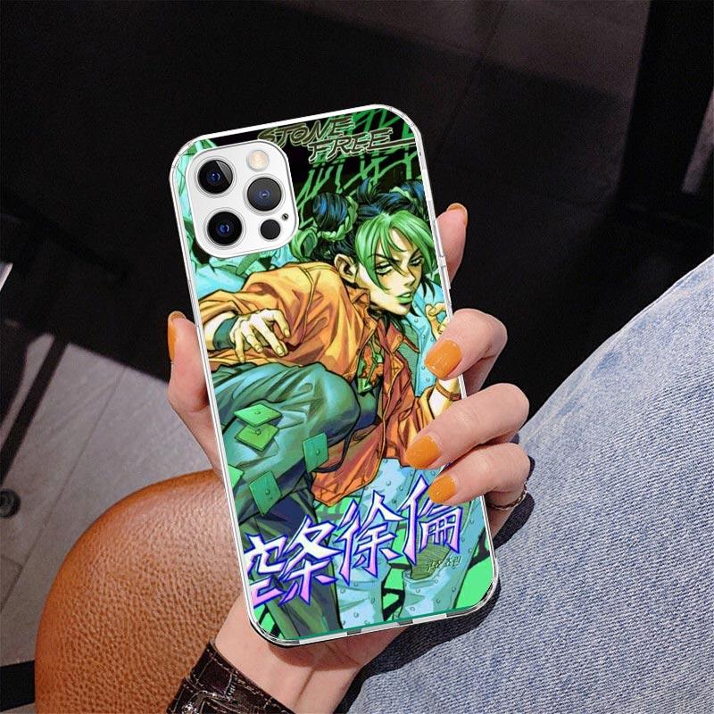 JoJo's Bizarre Adventure Jolyne Cujoh Phone Case For iPhone 17 Air 16 Pro Max 16E 15 + 14 Plus 11 12 13 Mini 7 8 SE Gift Print C