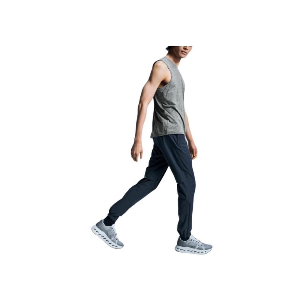 On Core Pants Solid Color Elastic Waist Running Sports Lg Pants Men Pants Midnight 1MF10111573