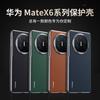 Applicable to Huawei matex6 mobile phone case magnetic lens all-inclusive x5 anti-drop center axis hinge folding x3 business leather case