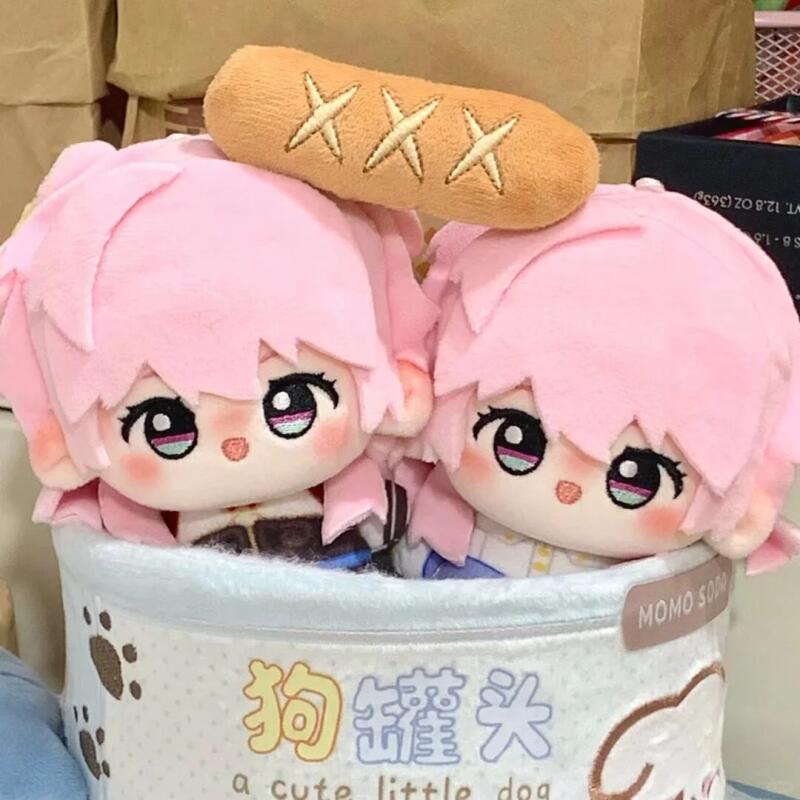 Honkai Star Rail Periphery March 7Th Soft Plush 10Cm Q Version Palm Doll Desktop Decoration Anime Game Lovers Collect Dolls Gift