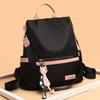 Polyester Oxford Cloth Daypack Large Capacity Contrast Color School Bag  Outdoor