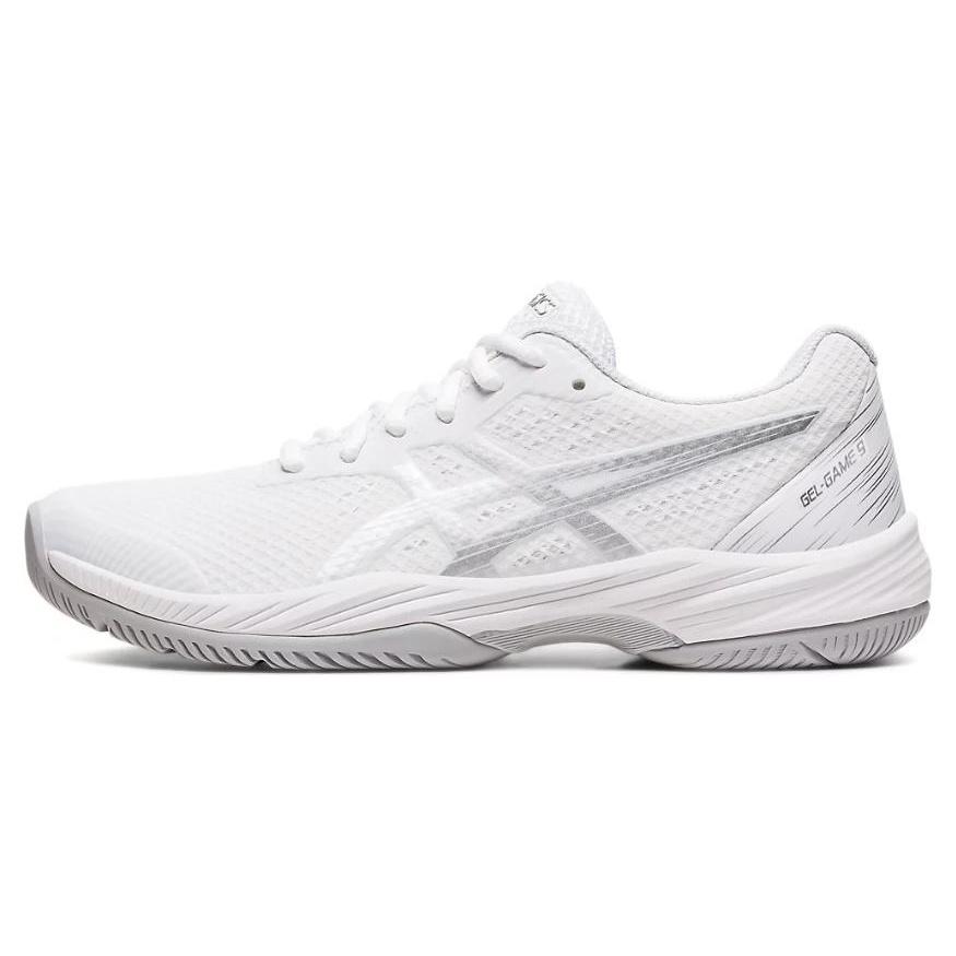 (WMNS) ASICS Gel Game 9 White Pure Silver Women s 1042A211-100 EU 39.5