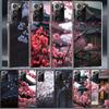 Snowy Peach Blossom Tree in Front of the House Phone Case for Samsung A55 A35 A25 A15 A07 A05S A16 A17 A26 A36 A37 A56 A57 Galax