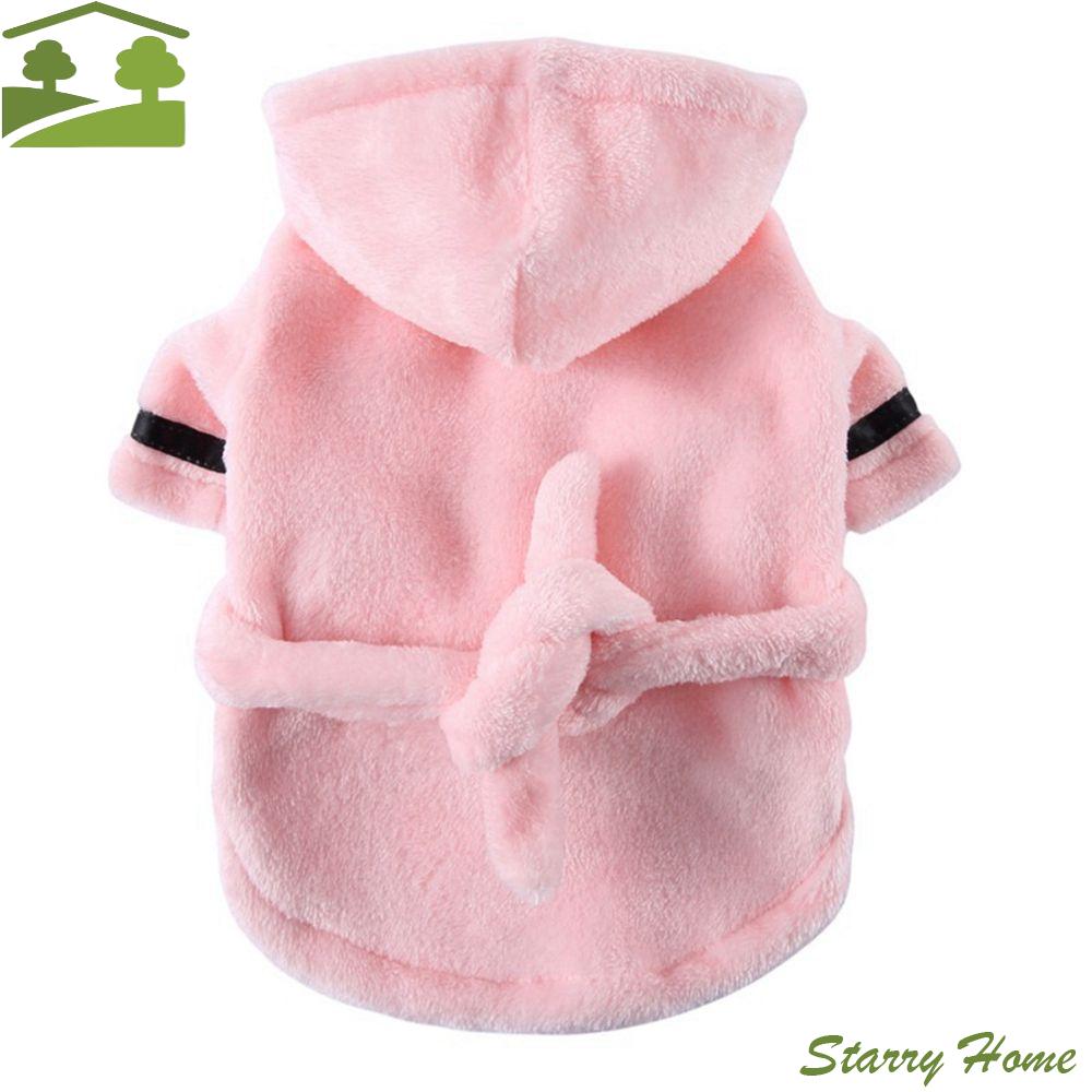 Thick Flannel Pet Supplies Nightwear Super Microfiber for Small Large Dog Pet Pajamas Dog Towel Pet Bath Towels Dog Bathrobe