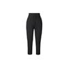 Bliss Luxe Mid-Rise Adjustable Drawstring Quick-Dry Capri Pants Women Bottoms Black CU4604-010