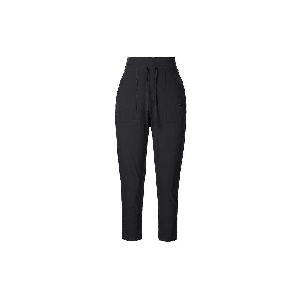 Nike Bliss Luxe Mid-Rise Adjustable Drawstring Quick-Dry Capri Pants Women Bottoms Black CU4604-010