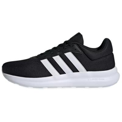 LITE RACER 4.0 Slip Resistant Abrasion Resistant Low Top Running Shoes Men's Black White Sneakers IE6133