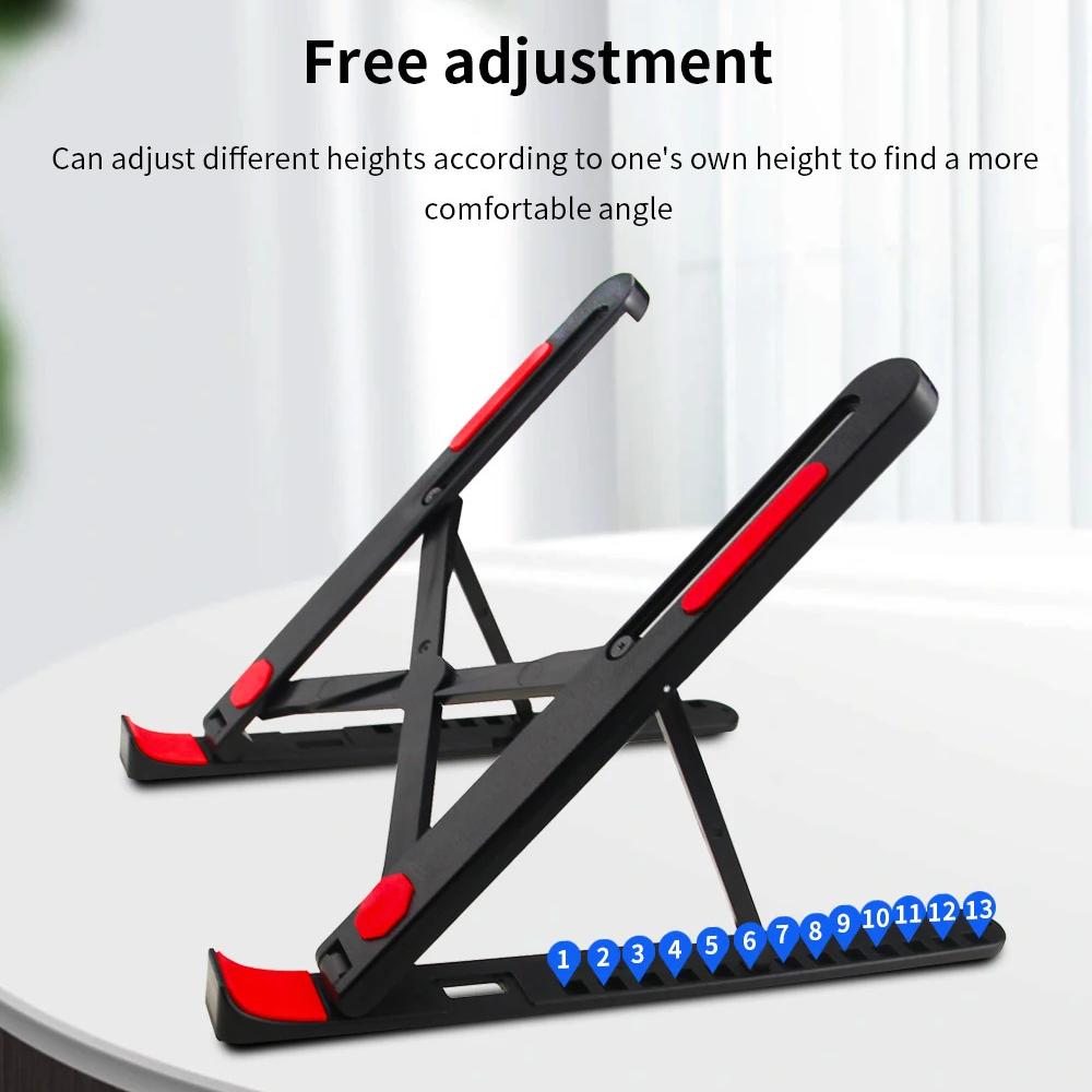 A9 Portable Laptop Stand 13 Height Adjustable Levels Foldable Notebook Desktop Riser Holder