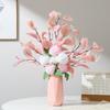 Artificial Flower Arrangement with Ceramic Vase