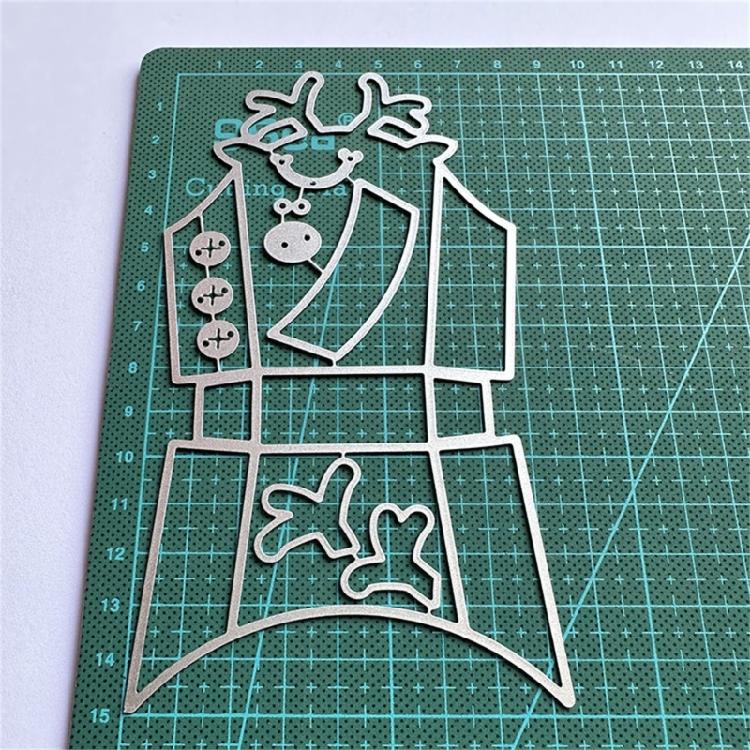 Christmas Box Cutting Dies Embossing Template Stencil Scrapbooking for Card Cuts