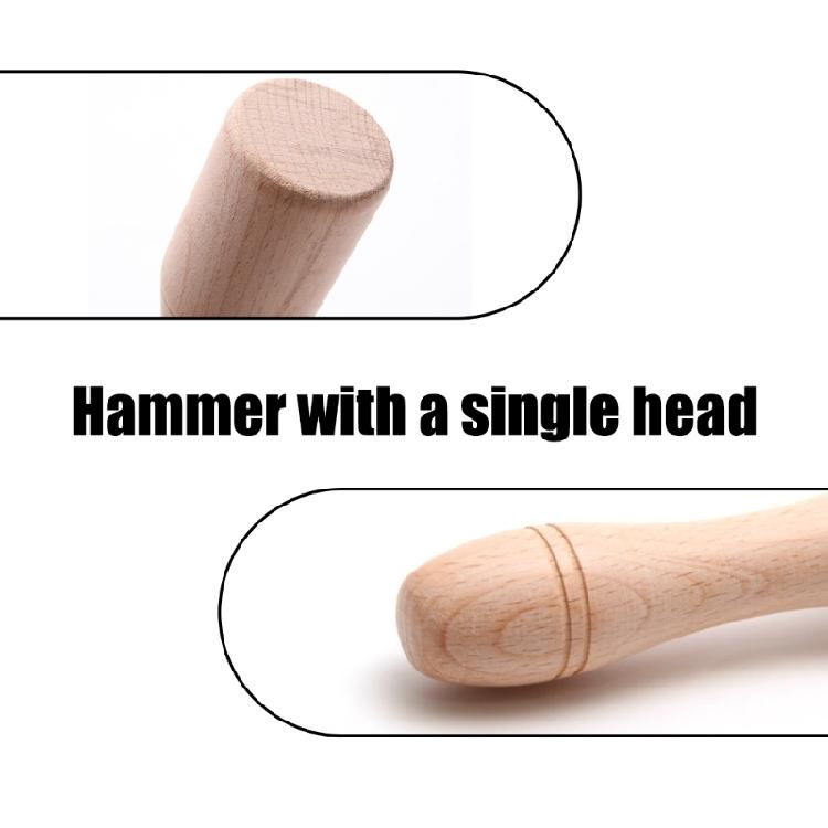 Elegant Beechwood Mallets Hammer With Comfortable Handle For Everyday Household Professional Use Woodworking Enthusiasts