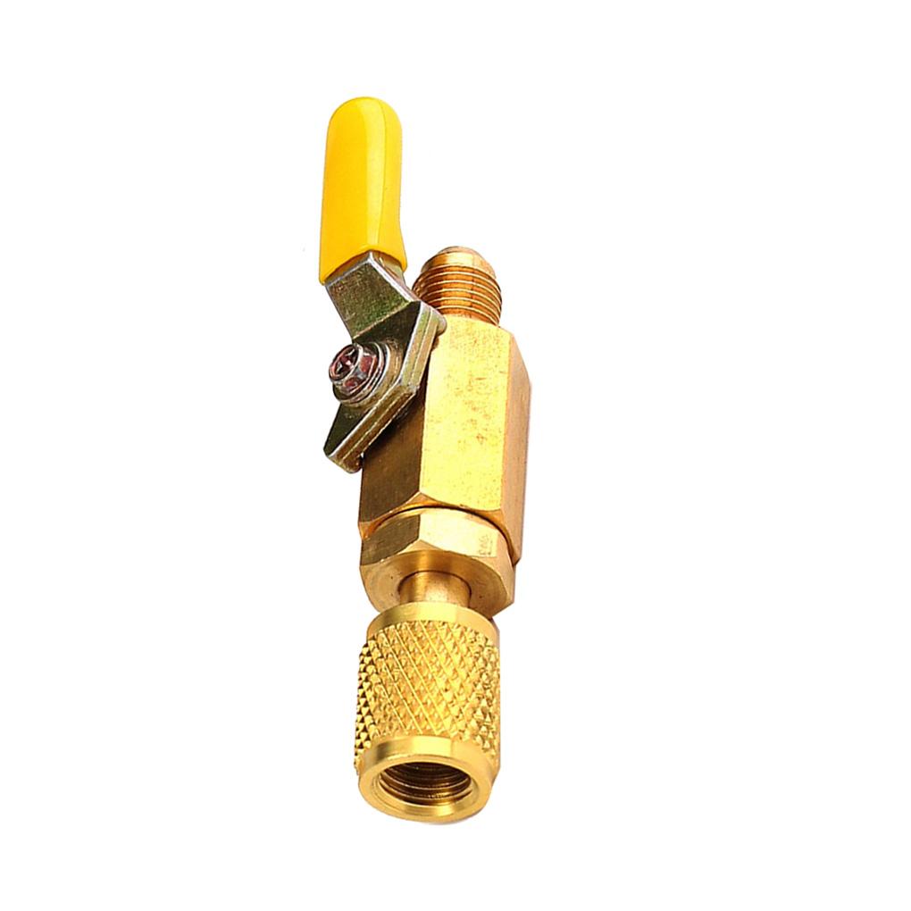 

Случайный цвет Замена для автомобиля R410a R134a A/C зарядные шланги HVAC 1/4-дюймовый запорный шаровой клапан