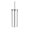 LAVEO MIRI bathroom toilet brush, free-standing, lockable, chrome