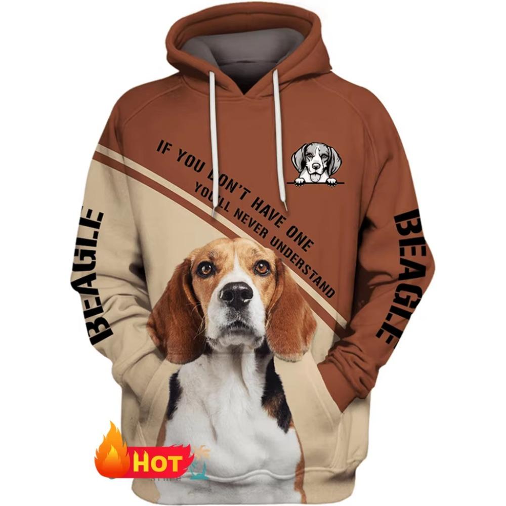 

Мужские толстовки с 3D-принтом собак биглей, модные пуловеры с животными, уличная одежда, спортивный костюм, одежда для любителей биглей, детская толстовка, женская толстовка L