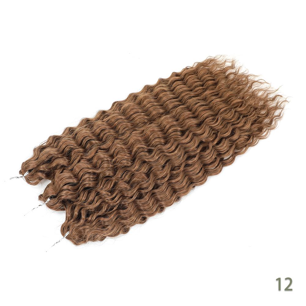 Per Crochet a Twist Sintetico Resistente al Calore Macchina Trama Doppia 22 Pollici 300g 3Pz/Lotto#1B #4 BUG2 Estensioni Trama Onda d'Acqua