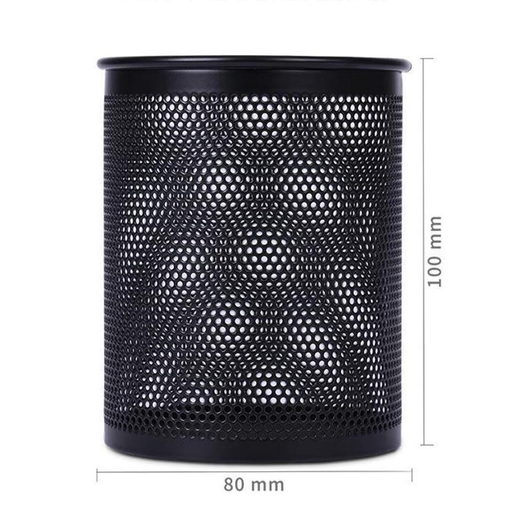 Mesh Pen Holder Large Capacity Prevent Slip Desktop Pen Container for Pencils Erasers Stationery