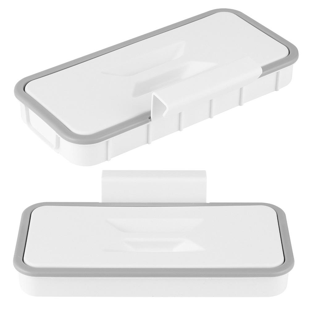 Hanging Trash Bag Rack Garbage Waste Holder with Lid for Kitchen Closet Cupboard Accessory