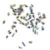100PCS Rhinestones Nail Decorations Colorful Rhinestones Nail Art Charms Irregular Nail Art Rhinestones for Nail Design