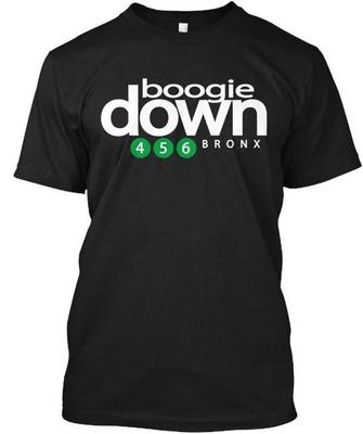 Boogie Down Unisex - 456 Bronx T Shirt Made In the USA Size S To 5XL