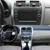 Powerful 1 Pair Dashboard For Toyota Corolla Altis 2007-2013 ABS Carbon Fibre Consoles Outlets Lower Trim