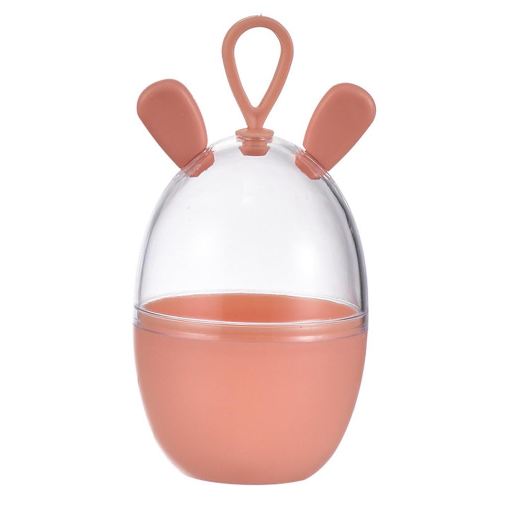 Makeup Sponge Holder Box Cartoon Shaped Dustproof Beauty Make Up Blender Case with Hanging Rope